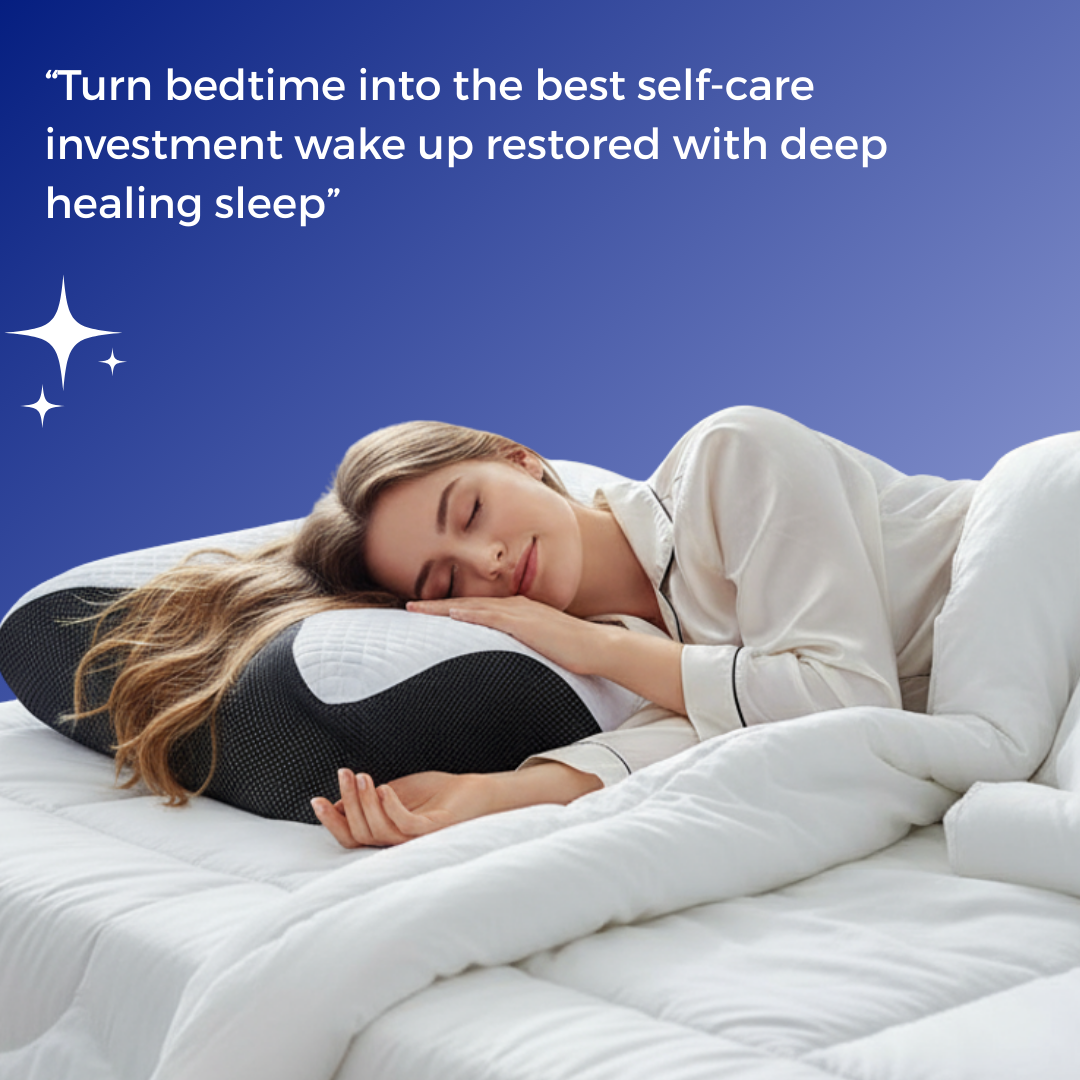 HILLS™ Deep Cervical Relief Pillow – Clinically-Guided Cervical Design