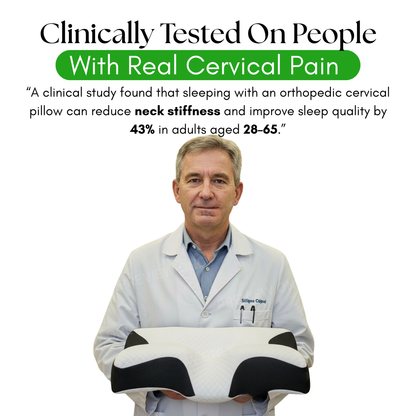 HILLS™ Deep Cervical Relief Pillow – Clinically-Guided Cervical Design