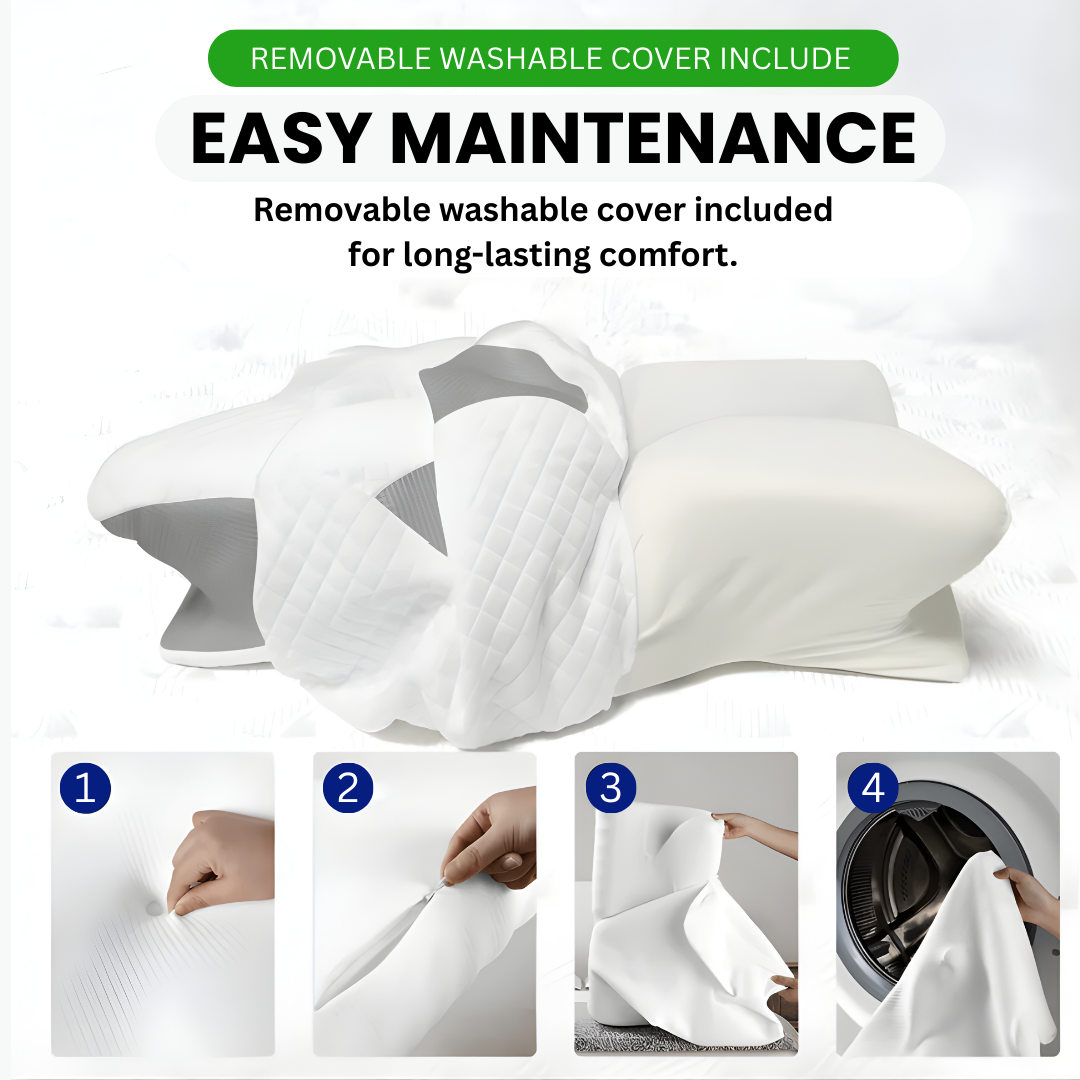 HILLS™ Deep Cervical Relief Pillow – Clinically-Guided Cervical Design