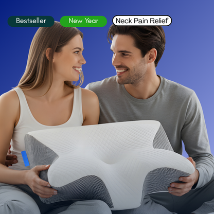 HILLS™ Deep Cervical Relief Pillow – Clinically-Guided Cervical Design